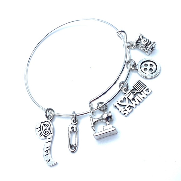 Seamstress Bracelet I Love Sewing - Picture 3 of 7